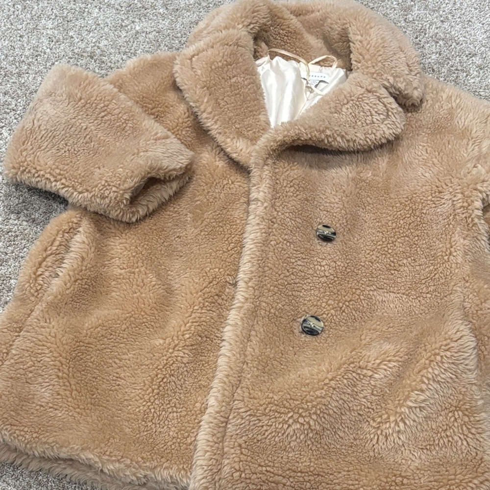 Cozy Tan Teddy Jacket